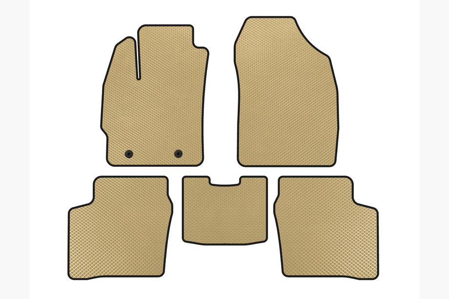 Toyota Prius 2003-2009 гг. Коврики EVA (LB, Бежевые) Image