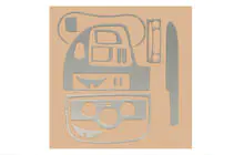 Renault Kangoo 2008–2020 гг. Накладки на Панель Приборов фото 10