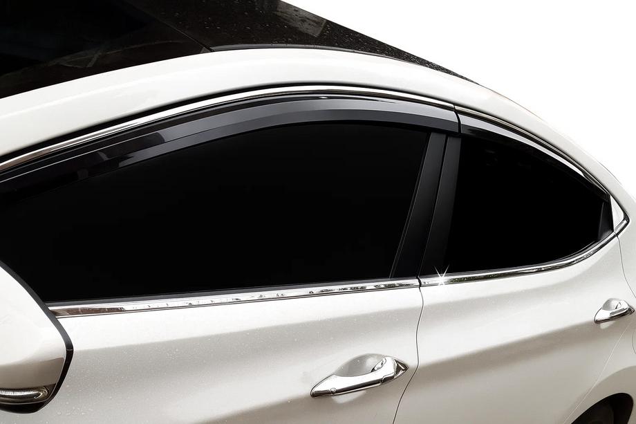 Hyundai Elantra (MD/UD) 2011-2015 гг. Полный комплект окантовки стекол (10 шт, нержавейка) Image