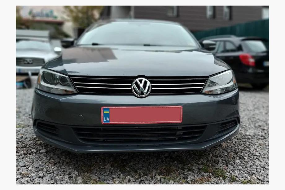 Volkswagen Jetta 2011-2018 гг. Хром Накладки на Решетку 2011-2014 (4 шт, Нержавейка) Image