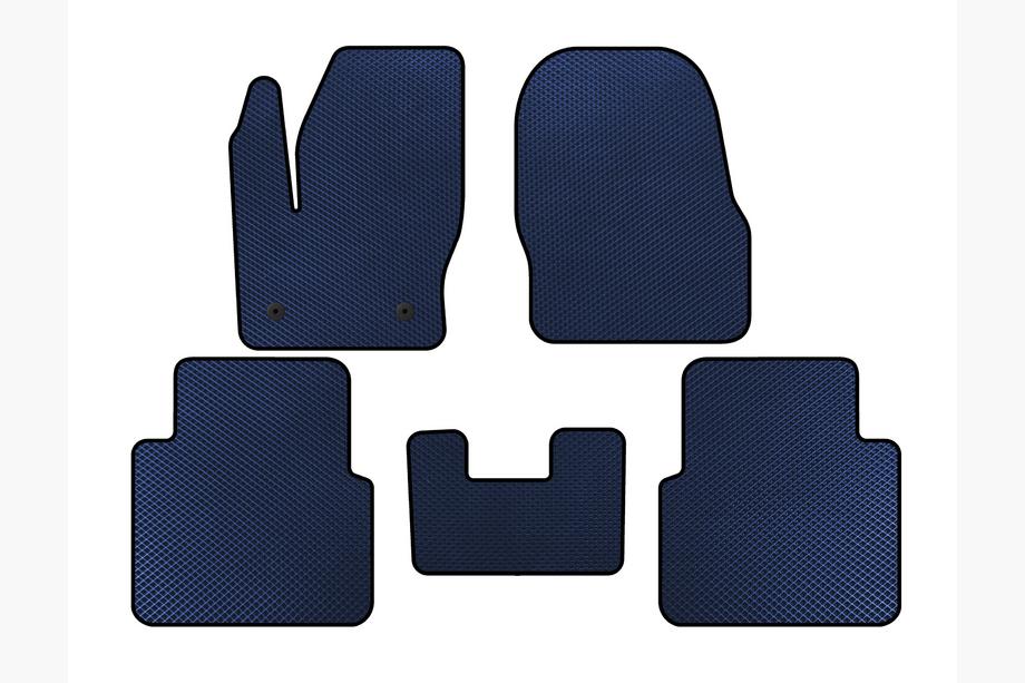 Ford Connect 2014-2021 гг. Коврики EVA (Синие) Image