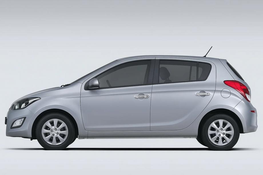 Hyundai I-20 2012-2014 гг. Хромированные Накладки на Ручки (4 шт., Нержавейка) Carmos - Турецкая Нержавеющая Сталь Image