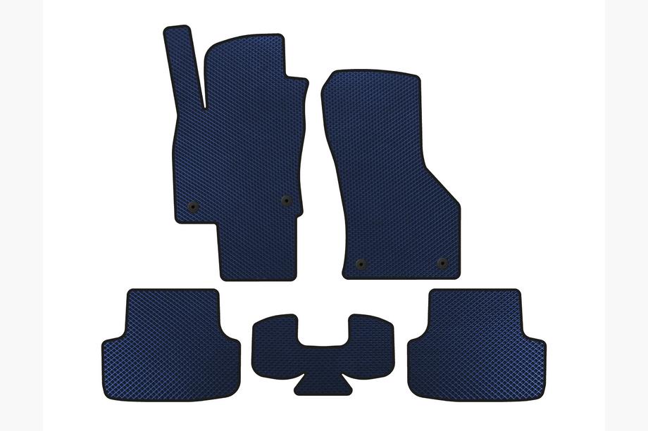 Seat Leon 2013-2020 гг. Коврики EVA (Синие) Image