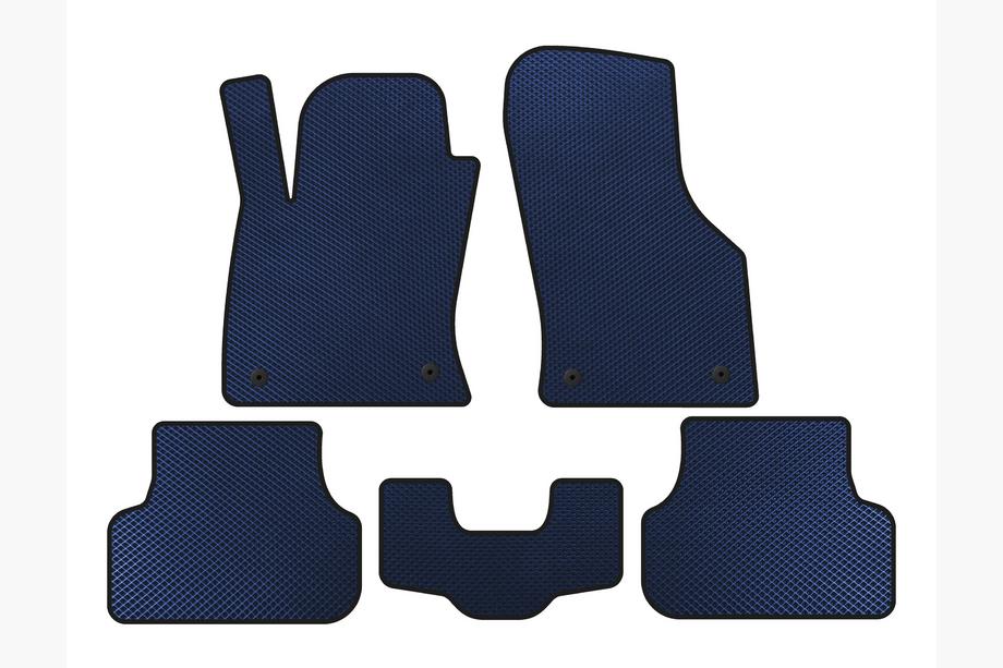 Seat Leon 2013-2020 гг. Коврики EVA (2013-2016, SW, Синий) Фото 1
