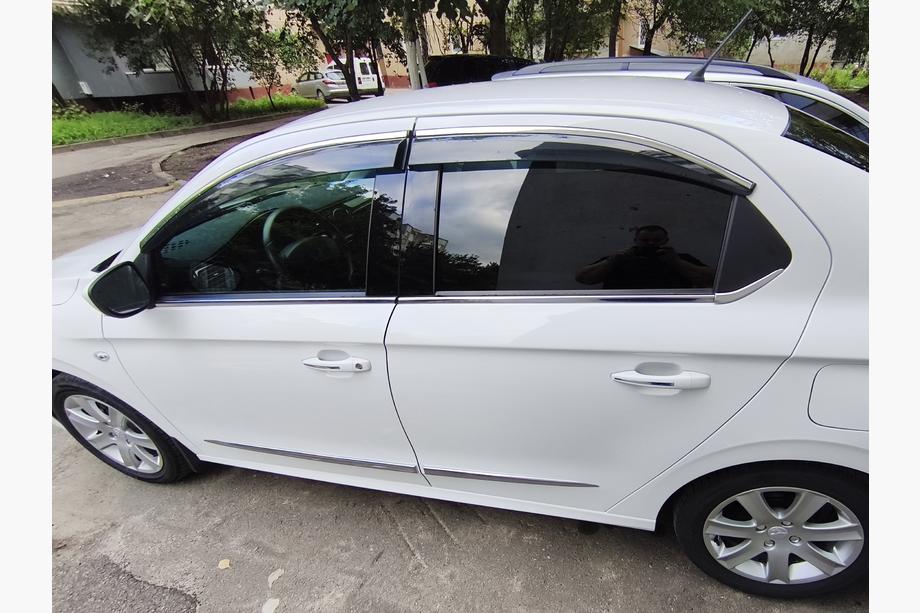 Citroen C-Elysee 2013-2022 гг. Окантовка окон нержавейка Фото 3