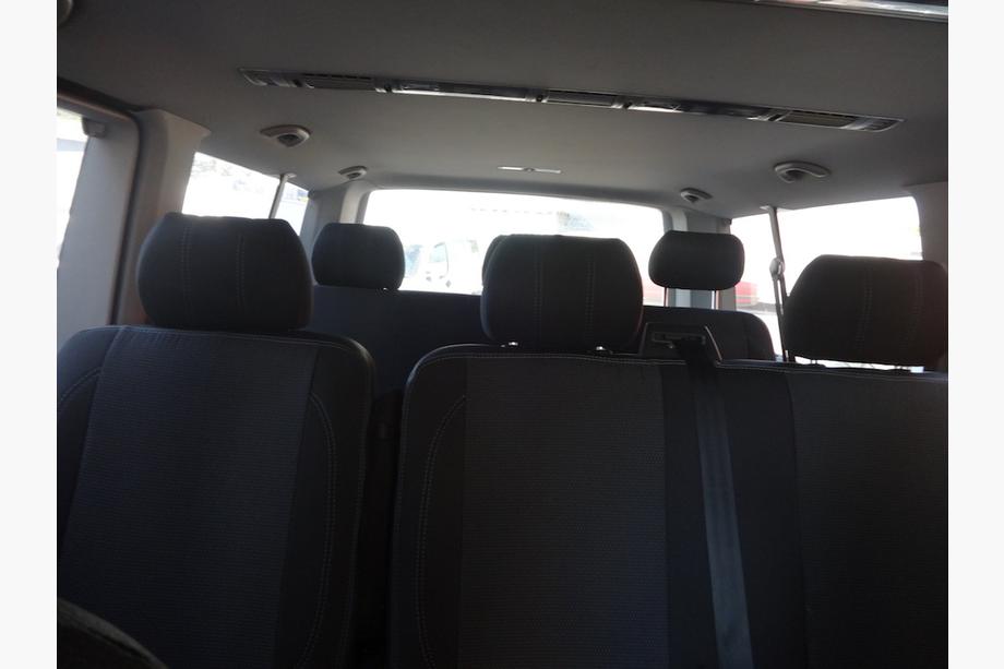 Volkswagen T5 Transporter 2003-2010 гг. Авточехлы (Эко-кожа↗Ткань, Premium) Полный салон ↗ Передние сиденья (1↗1) Фото 7