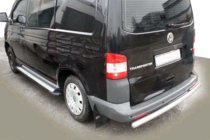 Volkswagen T5 Multivan 2003–2010 гг. Задняя дуга AK002 (нержавейка) фото 6
