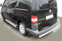 Volkswagen T5 Caravelle 2004-2010 гг. Задняя дуга AK002 (нержавейка) фото 5