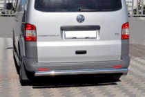 Volkswagen T5 Caravelle 2004-2010 гг. Задняя дуга AK002 (нержавейка) фото 1
