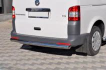 Volkswagen T5 Caravelle 2004-2010 гг. Задняя дуга AK002 (нержавейка) фото 3