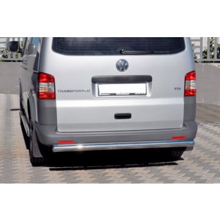 Задняя дуга AK002 (нержавейка) Volkswagen T5 Caravelle 2004-2010 гг. фото 1