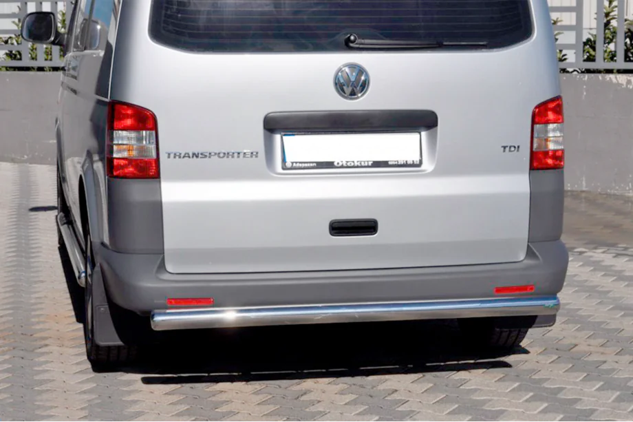 Volkswagen T5 Caravelle 2004-2010 гг. Задняя дуга AK002 (нержавейка) Image