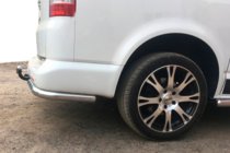 Volkswagen T5 Multivan 2003–2010 гг. Задние уголки AK003 (2 шт., нержавейка) фото 1