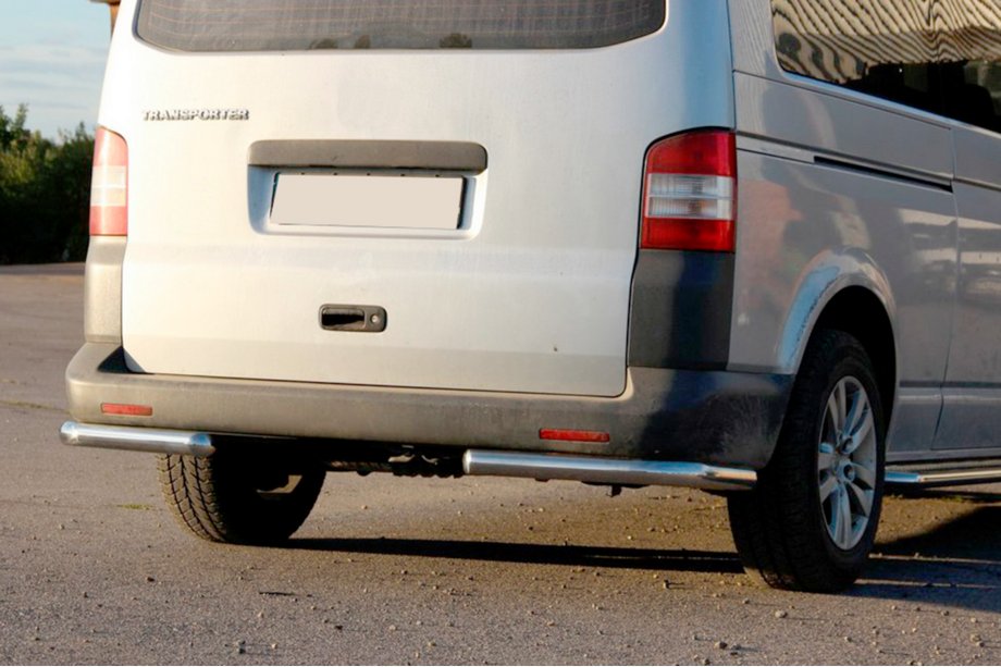 Volkswagen T5 Multivan 2003–2010 гг. Задние уголки AK003 (2 шт., нержавейка) Фото 11