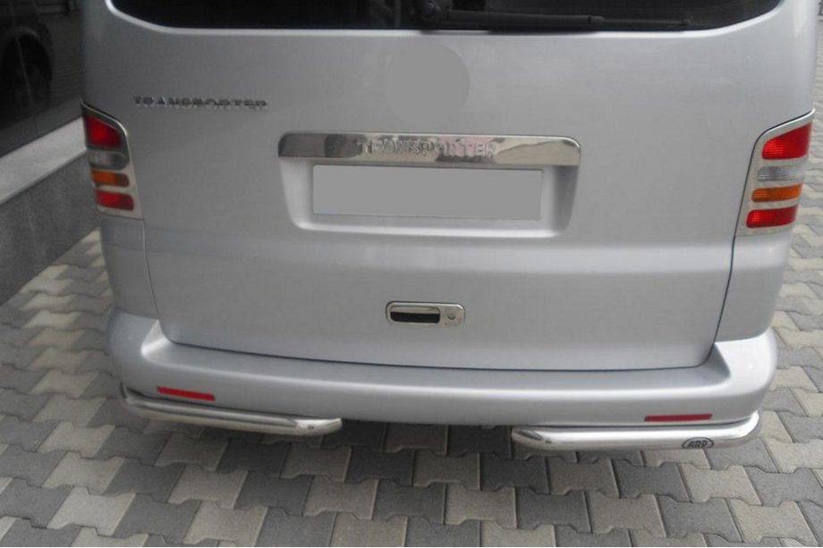 Volkswagen T5 2010-2015 гг. Задние уголки AK003 (2 шт., нержавейка) Image