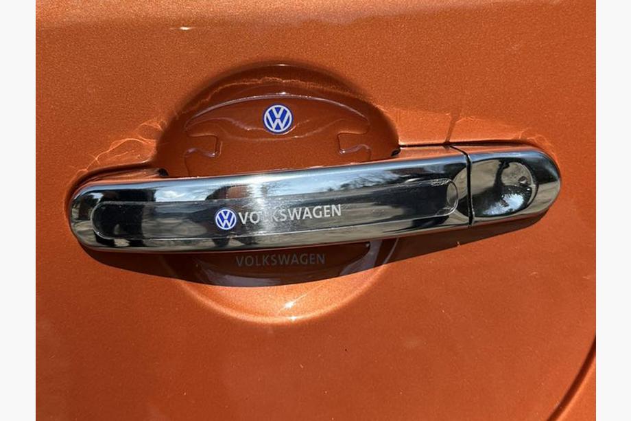 Volkswagen Touran 2010-2015 гг. Хромированные Накладки на Ручки Дверей (4 шт, Нержавейка) Carmos - Турецкая Нержавеющая Сталь Фото 4