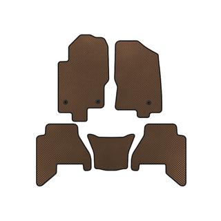 Коврики EVA V2 (2 ряда, коричневые, 2010-2014) Nissan Pathfinder R51 2005-2014 гг.