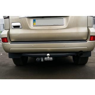 Хромированная накладка на ручку багажника (нержавейка) Toyota Land Cruiser Prado 120 2002-2009 гг. фото 3