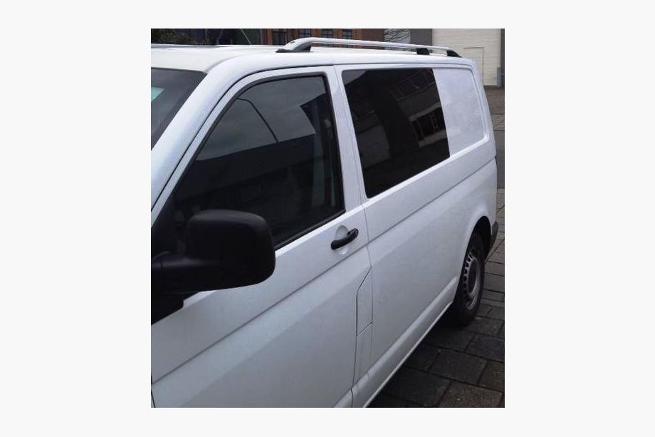 Volkswagen T5 Caravelle 2004-2010 гг. Рейлинги CROWN (серый мат) Короткая База Фото 13