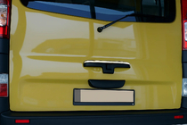 Renault Trafic 2001–2015 гг. Хромированная накладка на заднюю ручку (верхняя, нержавейка) фото 1