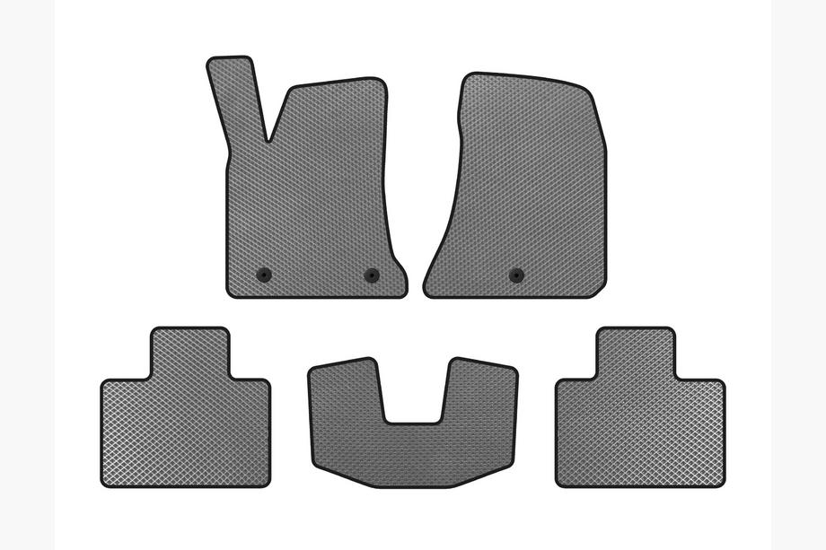 Dodge Charger 2010-2023 гг. Коврики EVA (2015-2023, SD, Серый) Image
