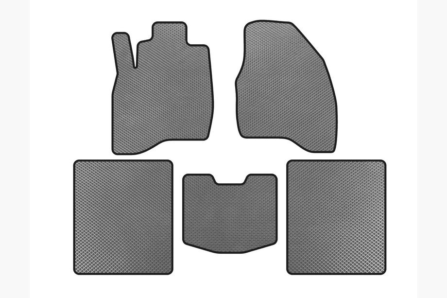 Ford Explorer 2011-2019 гг. Коврики EVA (2015-2019, 5-местный, Серый) Image