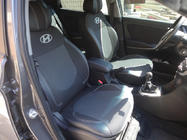 Hyundai Accent 2011-2017 гг. Авточехлы (Эко-кожа↗Ткань, Premium) фото 17