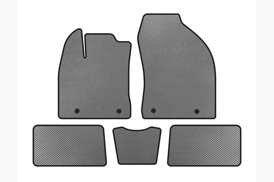 Lexus CT200H 2011-2022 гг. Коврики EVA (HB, Гибрид, Серый) Image