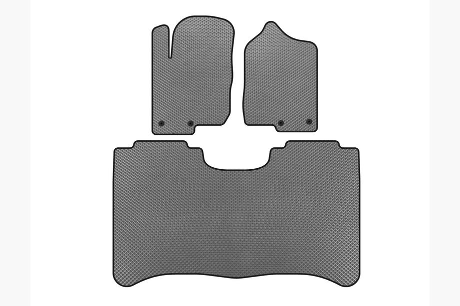 Nissan Titan 2004-2011 гг. Коврики EVA (Серый) Image