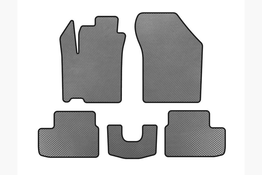 Opel Agila 2007-2015 гг. Коврики EVA (HB, Серый) Image