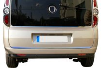 Opel Combo 2012-2018 гг. Накладка на заднее стекло нержавеющая сталь фото 5