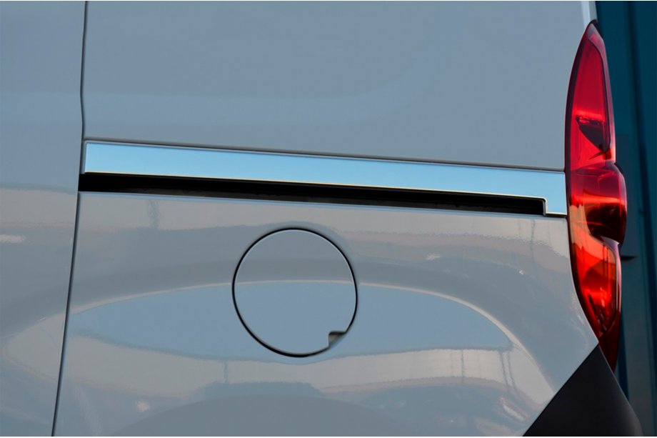 Opel Combo 2012-2018 гг. Молдинг на сдвижную дверь (2 шт., нержавейка) Image