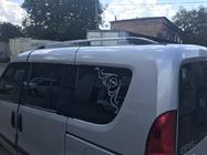 Opel Combo 2012-2018 гг. РАСПРОДАЖА!!! Рейлинги Серый Металлик (Пластиковые Ножки) фото 4