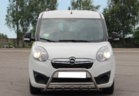 Opel Combo 2012-2018 гг. Защита переднего бампера (нерж. сталь) фото 1