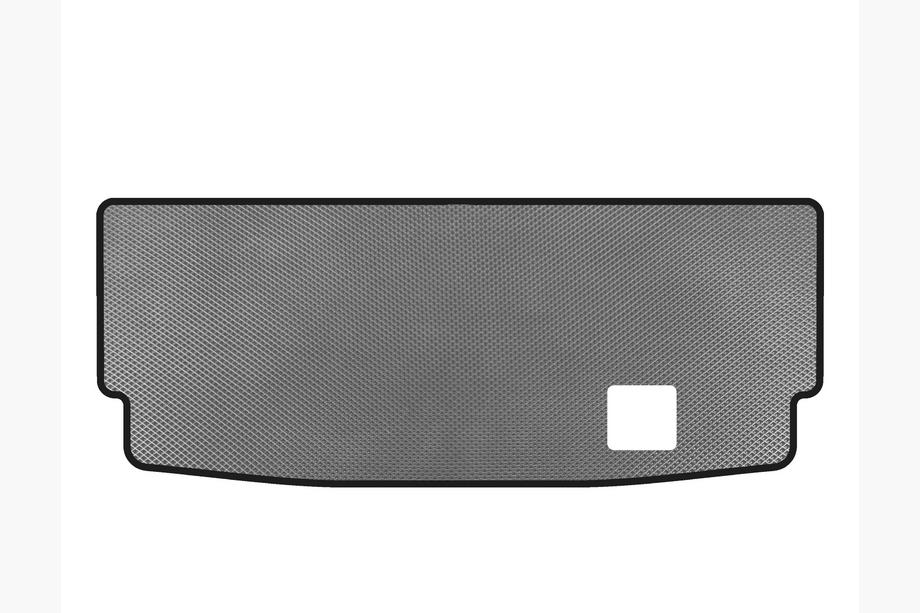 Mercedes GL class X164 2006-2012 гг. Коврик в багажник (7-местный с разложенным 3 рядом, Серый) Фото 1