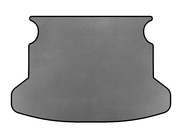 Toyota Corolla 2002-2007 гг. Коврик в багажник (SD, Серый) фото 1