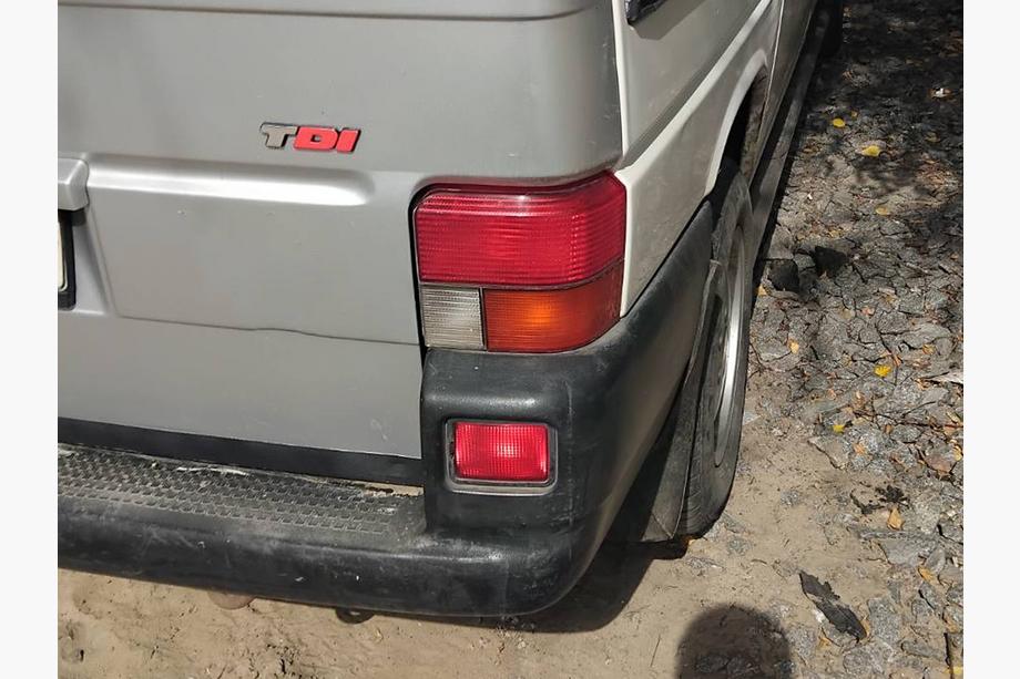 Volkswagen T4 Transporter 1990-2003 гг. Задний шильдик Tdi Турция, Все буквы Хром Фото 5