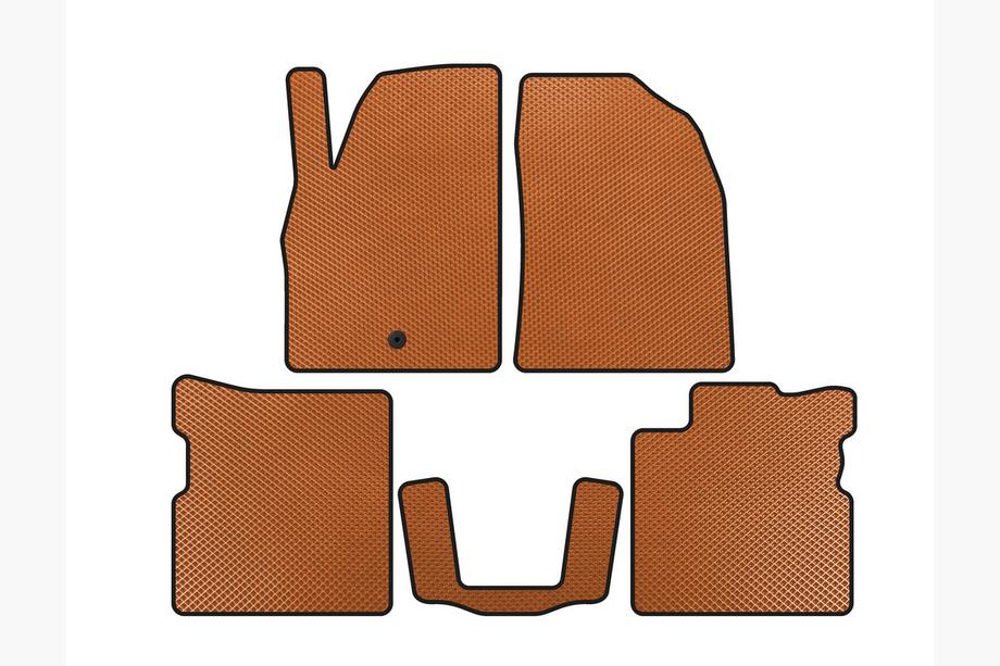 Chevrolet HHR 2005-2011 гг. Коврики EVA (Оранжевые) Image