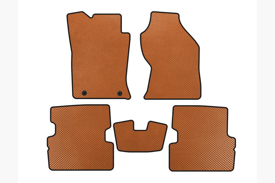 Ford Focus I 1998-2005 гг. Коврики EVA (2001-2005, SW, Оранжевые) Image