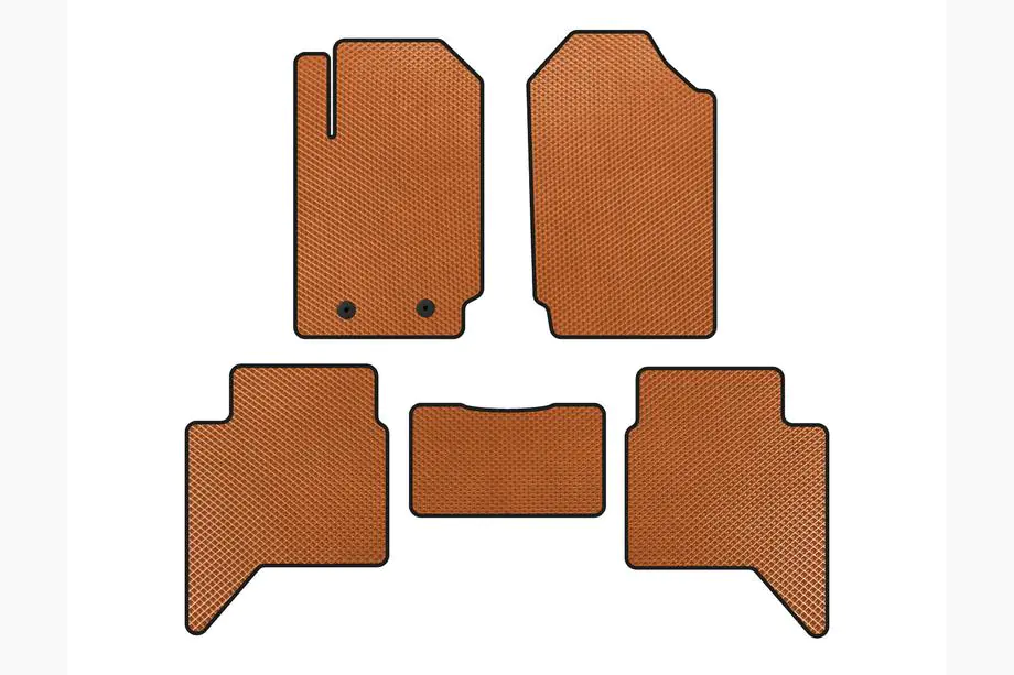 Ford Ranger 2011–2022 гг. Коврики EVA (Оранжевые) Image