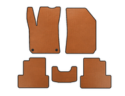 Peugeot 308 2014-2021 гг. Коврики EVA (оранжевые, HB) фото 1