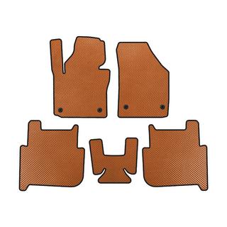 Коврики EVA (2 ряда, 2006-2010, 7-местный, Оранжевые) Volkswagen Touran 2003-2010 гг.