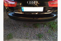 Audi A6 C7 2011-2017 гг. Накладка на багажник нержавейка фото 1