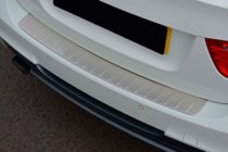 BMW 3 серия E90/E91 2005-2011 гг. Накладка на задний бампер нержавейка (2006-2008, SW) фото 6