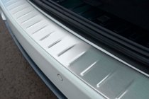 BMW 3 серия E90/E91 2005-2011 гг. Накладка на задний бампер нержавейка (2006-2008, SW) фото 3