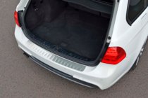 BMW 3 серия E90/E91 2005-2011 гг. Накладка на задний бампер нержавейка (2006-2008, SW) фото 5
