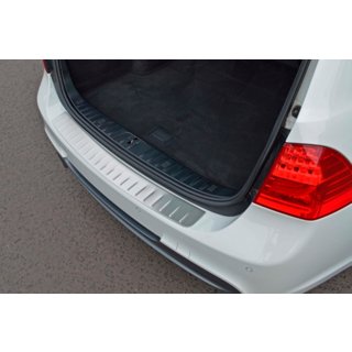 Накладка на задний бампер нержавейка (2006-2008, SW) BMW 3 серия E90/E91 2005-2011 гг. фото 2