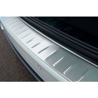 Накладка на задний бампер нержавейка (2006-2008, SW) BMW 3 серия E90/E91 2005-2011 гг. фото 3