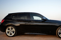 BMW 1 серия F20/F21 2011-2019 гг. Окантовка стекол нержавеющая сталь фото 3