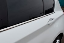 BMW 1 серия F20/F21 2011-2019 гг. Окантовка стекол нержавеющая сталь фото 9